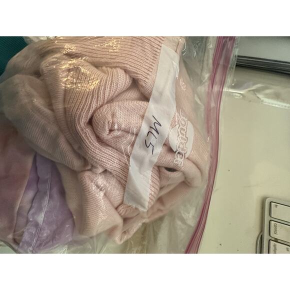 Lululemon Size 6 Women Take it All In Sweater Pink Mist Cotton Pullover ML5 - Picture 11 of 11